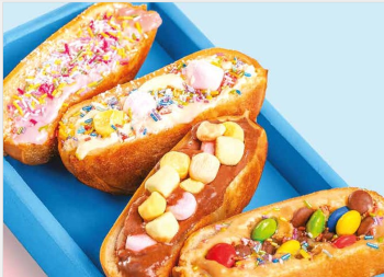 ICE CREAM BUN SANDWHICH